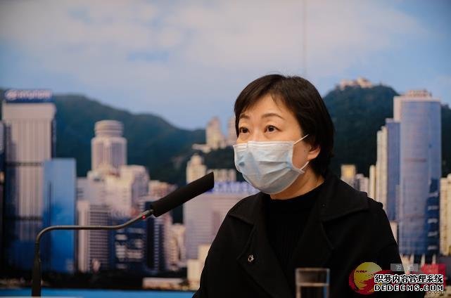 香港卫生防护中心传染病处主任张竹君会见记者。图片来源：香港大公文汇全媒体记者 麦钧杰 摄