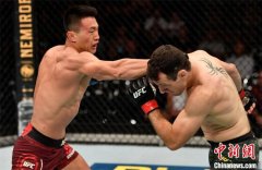 UFC（终极格斗冠军赛）中国选手闫晓楠、宋克南